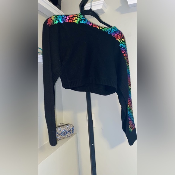 THREADS OF PRVLG
Black Leopard-print Cashmere Jumper - Picture 11 of 13